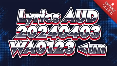 lyrics 20240403 aud